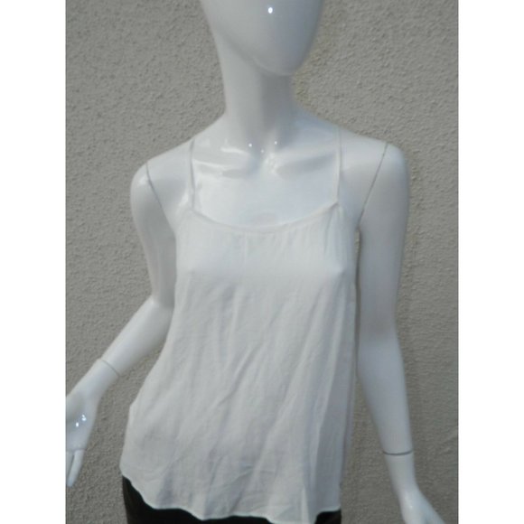 Promod  Cami Tank Top White Cream Criss Cross Size 6 - Picture 1 of 10